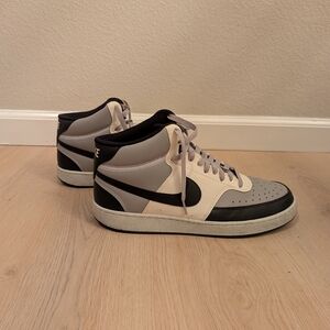 Nike Court Vision Mid Next Nature - Light Smoke Grey/Black 11